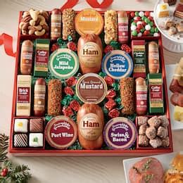 swiss colony meat and cheese gift baskets